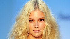 Woman faces fashion blondes models