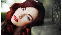 Woman faces freckles hattie watson redheads