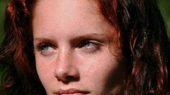 Woman faces freckles redheads