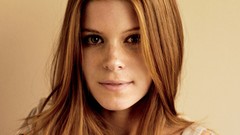 Woman faces freckles redheads kate mara Simple Background