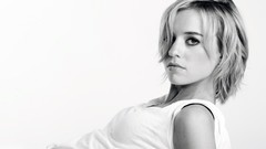 Woman faces grayscale