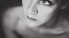 Woman faces grayscale