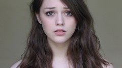 Woman faces green eyes brunettes models imogen dyer