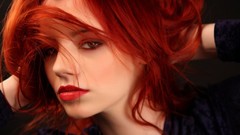 Woman faces green eyes redheads Ariel Piper Fawn