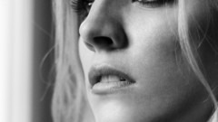 Woman faces greyscale blondes