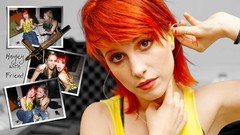 Woman faces hayley williams paramore singers redheads