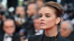 Woman faces hungary green eyes brunettes barbara palvin