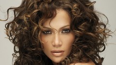 Woman faces jennifer lopez singers curly hair