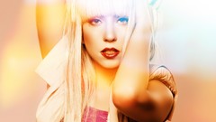 Woman faces lady gaga blondes singers