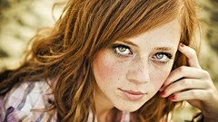 Woman faces legs models