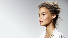 Woman faces lingerie brunettes