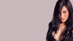 Woman faces lingerie brunettes boobs