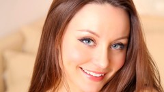 Woman faces lingerie models redheads Carla