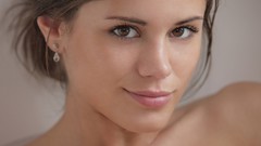 Woman faces Little Caprice