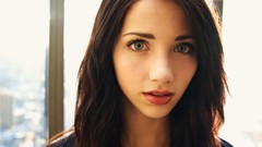 Woman faces long hair blue eyes brunettes emily rudd