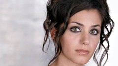 Woman faces long hair brown eyes brunettes katie melua models