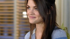 Woman faces lucy hale blondes smiling
