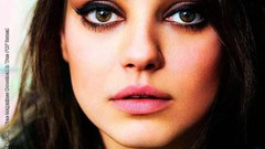 Woman faces mila kunis