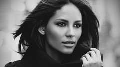 Woman faces models emanuela de paula grayscale greyscale