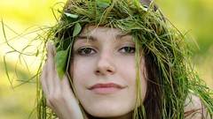 Woman faces models Mira K