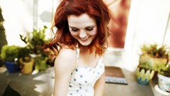 Woman faces models redheads