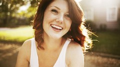 Woman faces models redheads