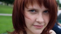 Woman faces models redheads