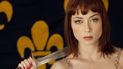 Woman faces models redheads Zoe Bare Maidens