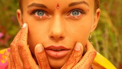 Woman faces models ukrainian Milena D