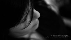 Woman faces monochrome