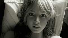 Woman faces monochrome blondes models novel photoport