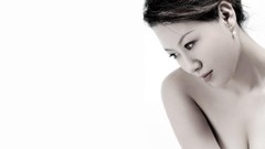 Woman faces monochrome human asians models Simple Background