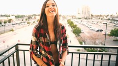 Woman faces outdoors brunettes