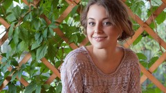 Woman faces outdoors brunettes RylskyArt Magazine nikia 