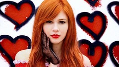 Woman faces redhead redheads