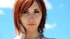 Woman faces redheads