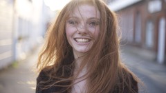 Woman faces redheads