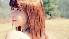Woman faces redheads