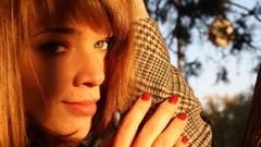 Woman faces redheads