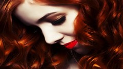 Woman faces redheads