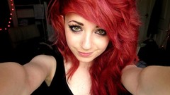 Woman faces redheads