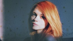 Woman faces redheads