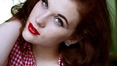 Woman faces redheads