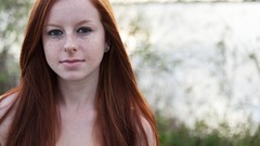 Woman faces redheads