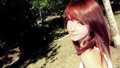 Woman faces redheads