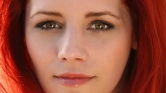 Woman faces redheads Ariel Piper Fawn