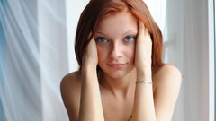 Woman faces redheads Indiana A Indi