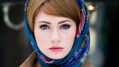 Woman faces redheads karen gillan