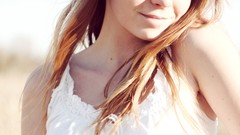 Woman faces redheads Zara Jay