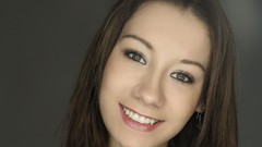 Woman faces smiling brown eyes brunettes W4B magazine Kaira